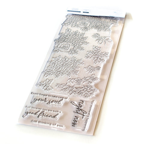 Hydrangea and Rose stamp set - RETIRING