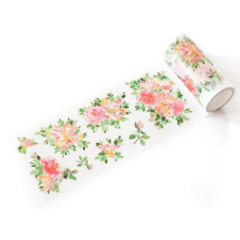 Washi tape Hortensia et Rose