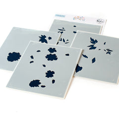 Happy Blooms Floral layering Stencil - RETIRING