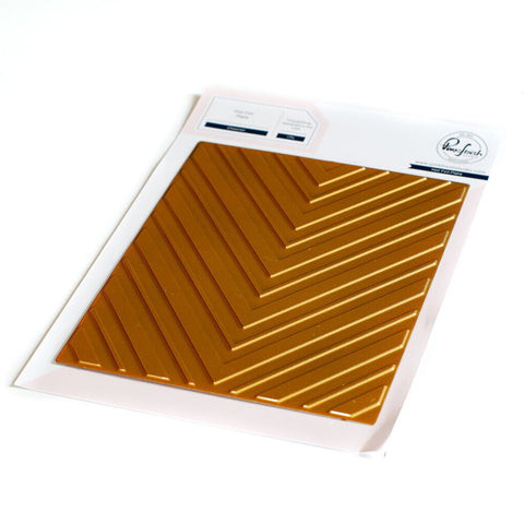 Chevron hot foil plate - RETIRING