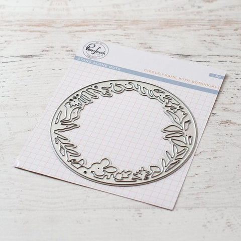 Circle frame with botnaicals die - RETIRING