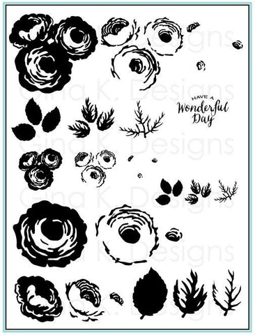 Old Country Roses Stamp Set