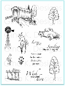 Country Roads Stamp Set