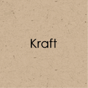 Papier cartonné à base lourde Kraft, paquet de 25