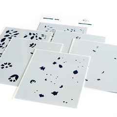 Folk Garden 2 layering stencils - RETIRING
