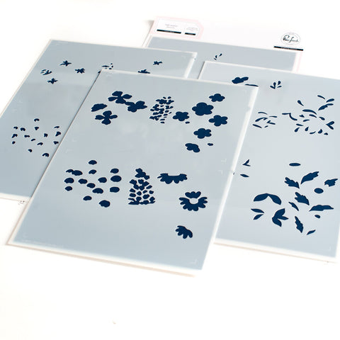 Beautiful Blooms Layering Stencils - RETIRING