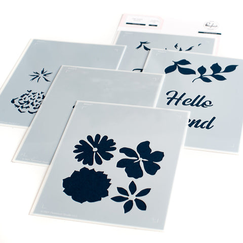 Brighter Days Layering Stencils - RETIRING