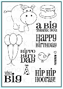 Hippo Bird Day Stamp Set