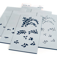 Pochoir de superposition Fuschias Washi
