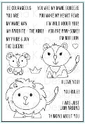 Liam and Liz Lion - Mini Stamp Set
