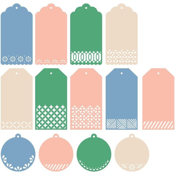 Essentials: Classic tags with fillable elements die set - RETIRING