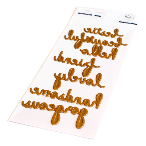 Phrase Builder: Hello hot foil - RETIRING