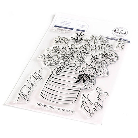 Timbre Bouquet d'encre