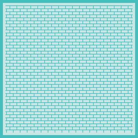 Perfect Bricks Background Stencil