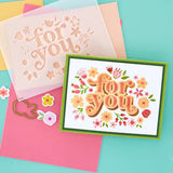 Floral For You Stencil and Die Bundle from the Layered Stencils Collection by Spellbinders