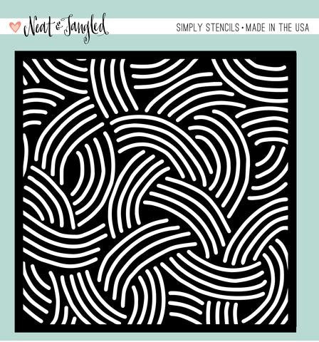 Swirly Twirly - Simplement Pochoir