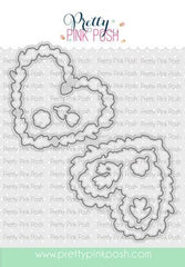 Lg. Floral Hearts Coordinating Dies