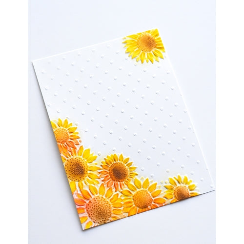 Floral Corner 3D Embossing Folder