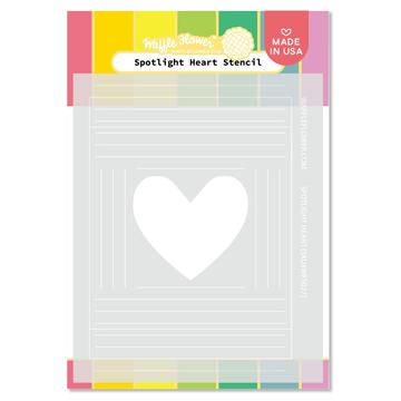 Spotlight Heart Stencil