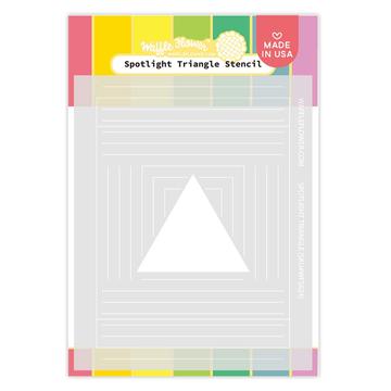 Spotlight Triangle Stencil