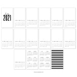 2021 Calendar (Pre-Printed)