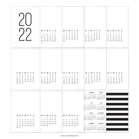 2022 Printed Calendar