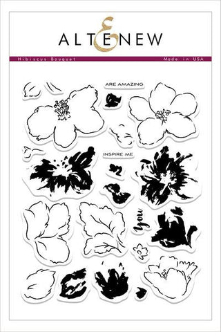 Hibiscus Bouquet Stamp Set