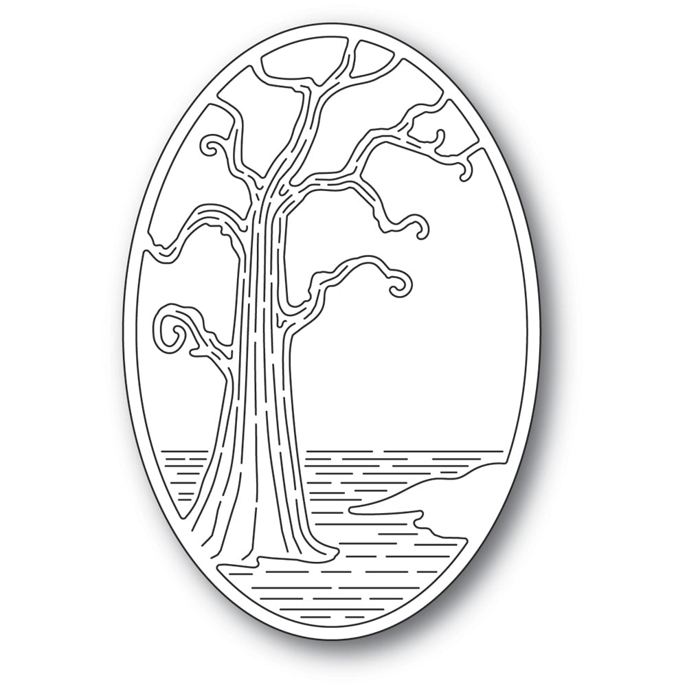 Twisted Tree Oval Craft Die