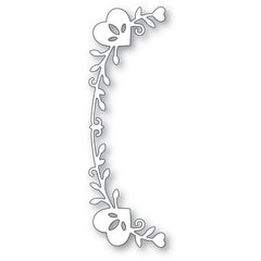 Tall Curved Heart Arch