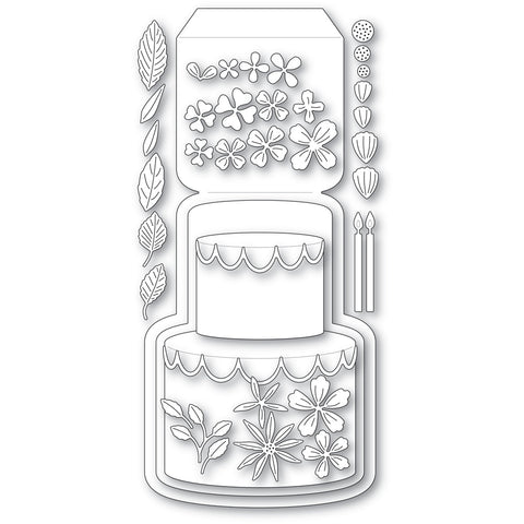 Floral Cake Pop Up Easel
