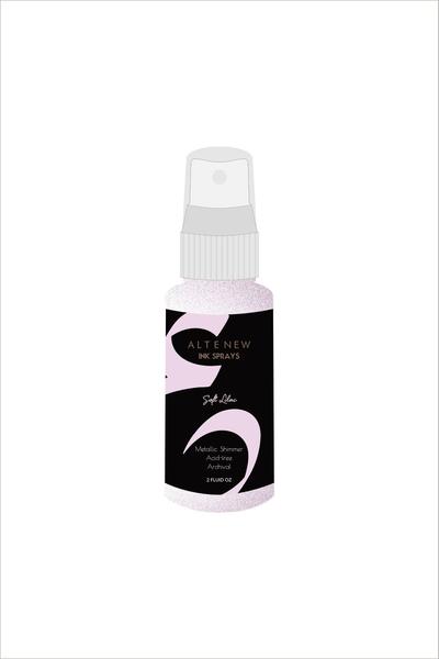Soft Lilac Metallic Shimmer Ink Spray