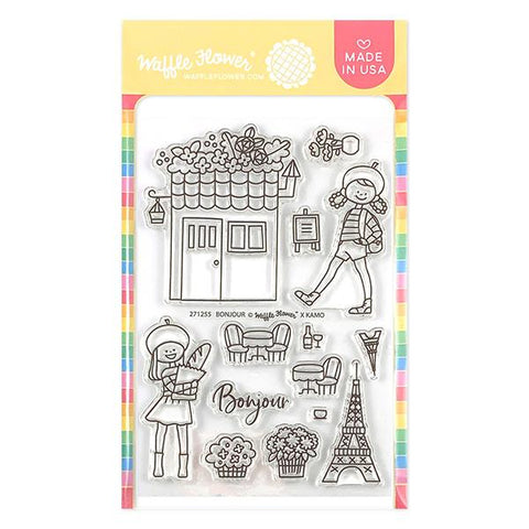 Bonjour Stamp Set