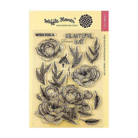 Peony Bouquet Stamp Set