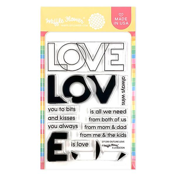 Outline Love Stamp Set