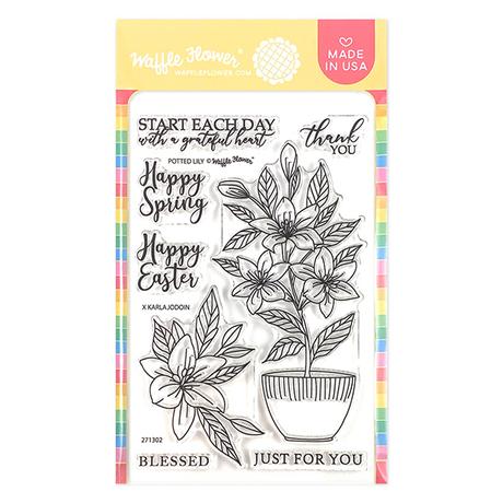 Potted Lily Stamp Set