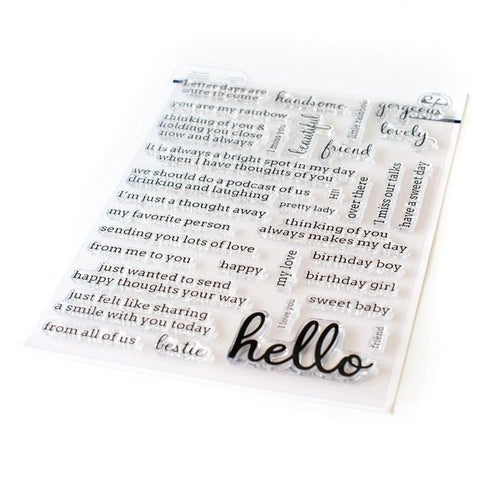 Simply Sentiments - Helllo Stamp Set