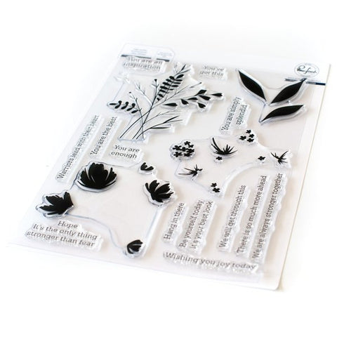 Modern Layered Floral Stamp Set - RETIRING