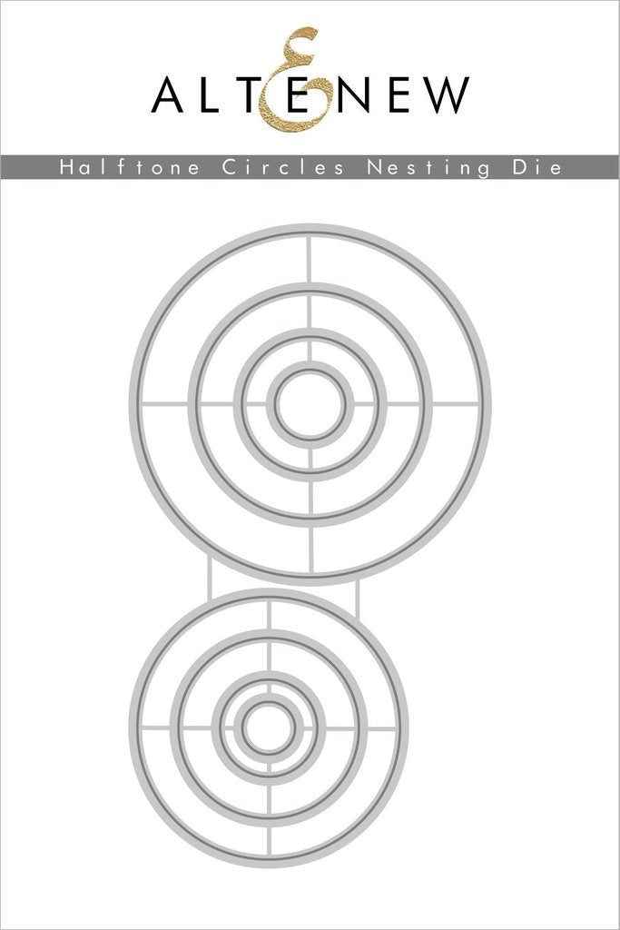 Halftone Circles Nesting Die Set