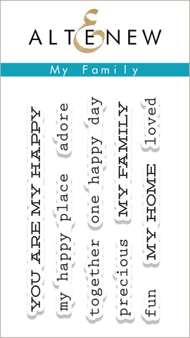 My Family Stamps Set - RETIRING