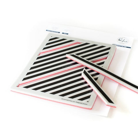 Pop Out: Diagonal Stripes Cling Stamp