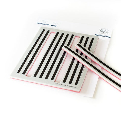 Pop Out: Straight Stripes Cling Stamp