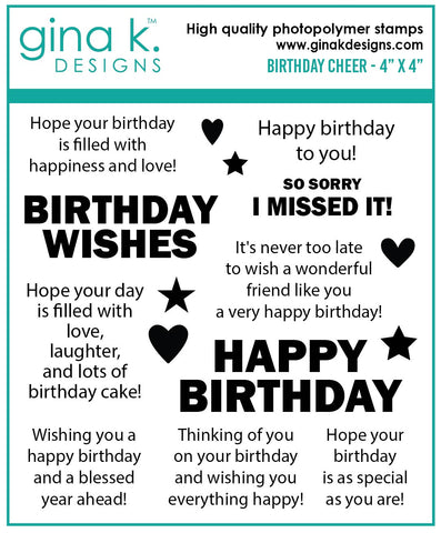 Birthday Cheer Mini Stamp Set