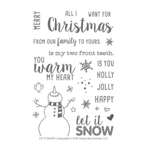 Let It Snow Stamp Set