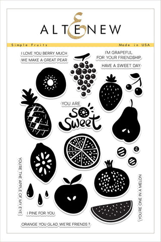 Simple Fruits Stamp Set