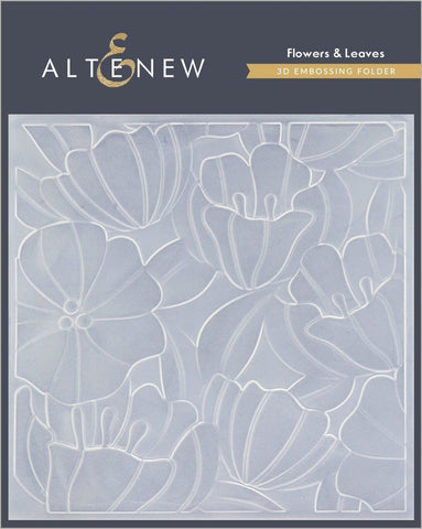 Flowers & Leaves 3D Embossing Folder