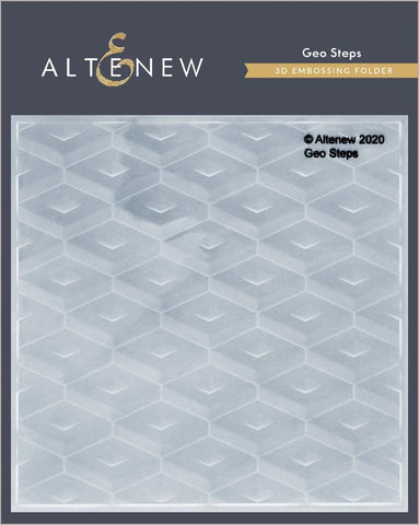 Geo Steps 3D Embossing Folder