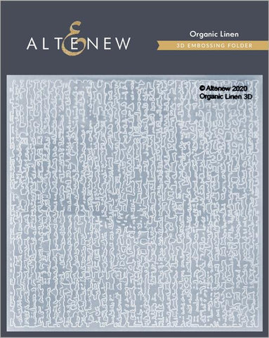 Organic Linen 3D Embossing Folder