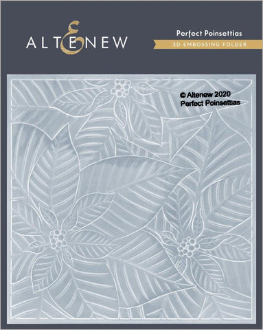 Perfect Poinsettias 3D Embossing Folder