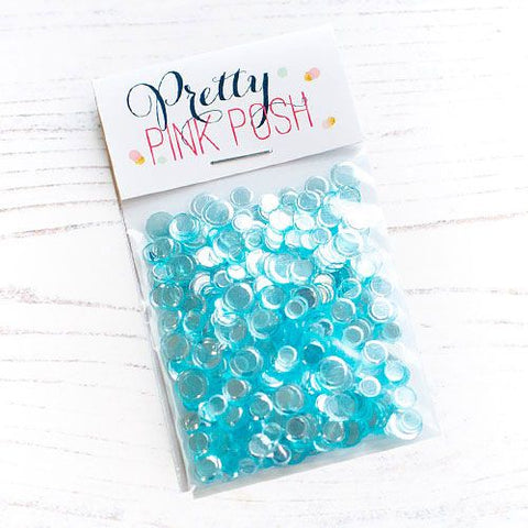 Aqua Shimmer Confetti