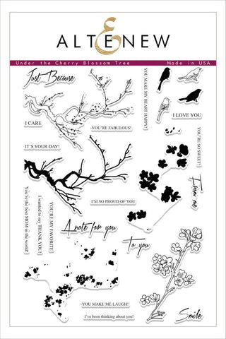 Under the Cherry Blossom Tree Stamp Set - RETIRING